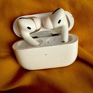 AirPod pros with charging case.